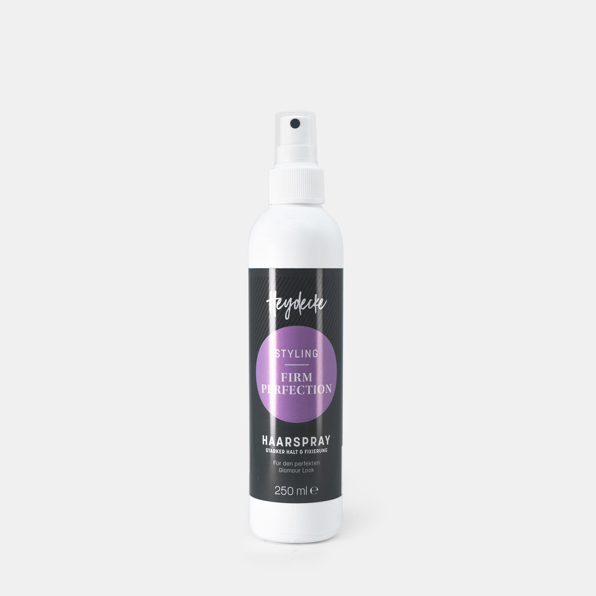 hairsystems heydecke, styling, firm perfection, haarspray